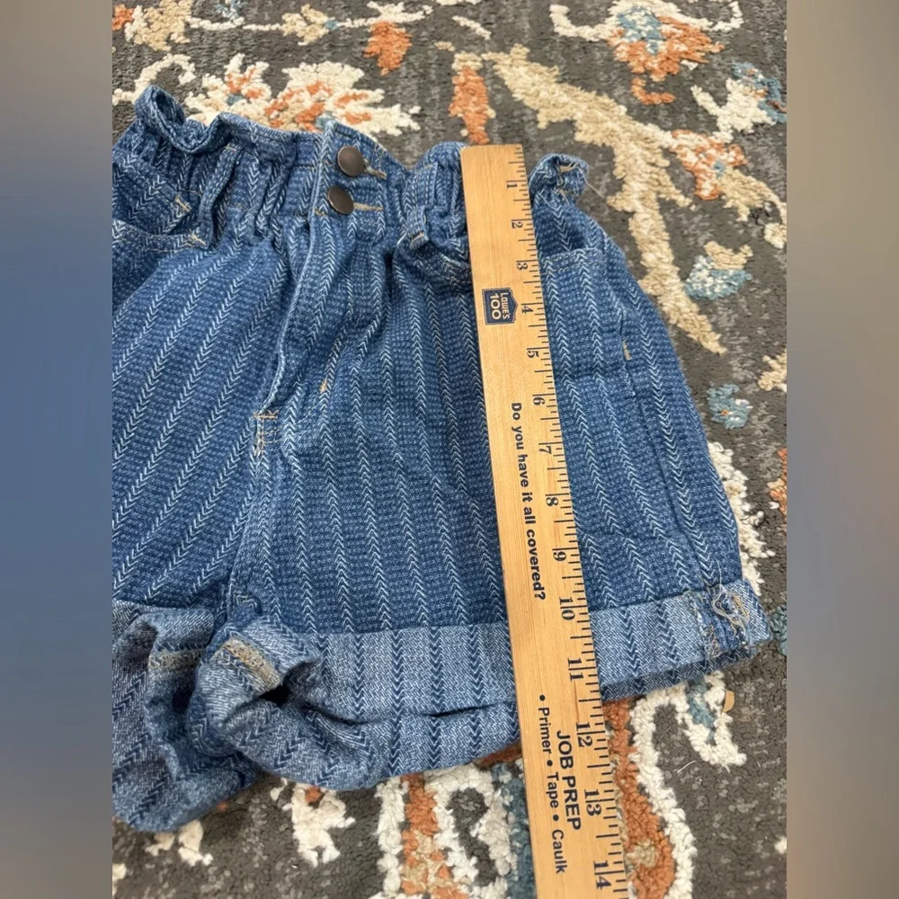 Nature Denim High Waisted Shorts Women’s Size Small 100‎ Percent Cotton EUC